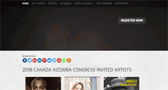 Desktop Screenshot of canadakizombacongress.com